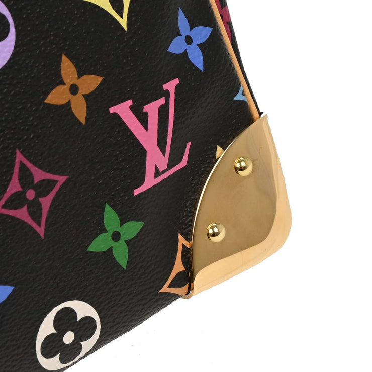 Louis Vuitton Black Monogram Multicolor Speedy 30 Handbag M92642 SP1067 166528