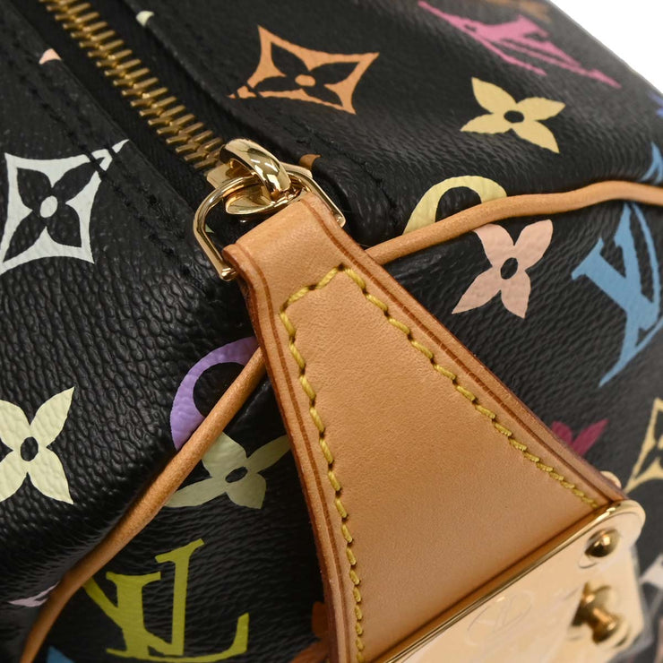 Louis Vuitton Black Monogram Multicolor Speedy 30 Handbag M92642 SP1067 166528