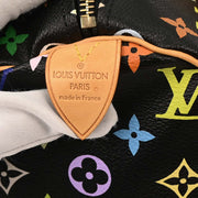 Louis Vuitton Black Monogram Multicolor Speedy 30 Handbag M92642 SP1067 166528