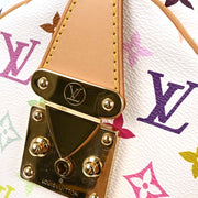 Louis Vuitton White Monogram Multicolor Keepall 45 Handbag M92641 FL0034 166529