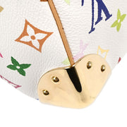 Louis Vuitton White Monogram Multicolor Keepall 45 Handbag M92641 FL0034 166529