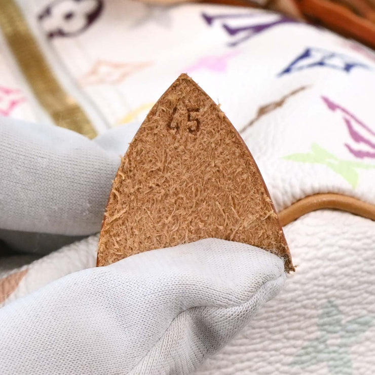 Louis Vuitton White Monogram Multicolor Keepall 45 Handbag M92641 FL0034 166529