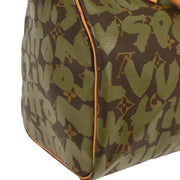 Louis Vuitton Khaki Monogram Graffiti Speedy 30 Handbag M92194 TH0051 166532