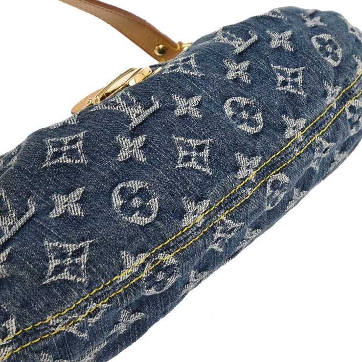 Louis Vuitton Blue Monogram Denim Mini Pleaty Handbag M95050 CA1005 166534