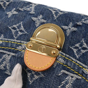 Louis Vuitton Blue Monogram Denim Mini Pleaty Handbag M95050 CA1005 166534