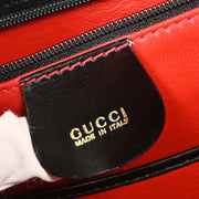 Gucci Black Bamboo Handbag 000-2113-0633 166546