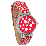 Louis Vuitton Q12M7 Tambour Yayoi Kusama Quartz Watch 166552