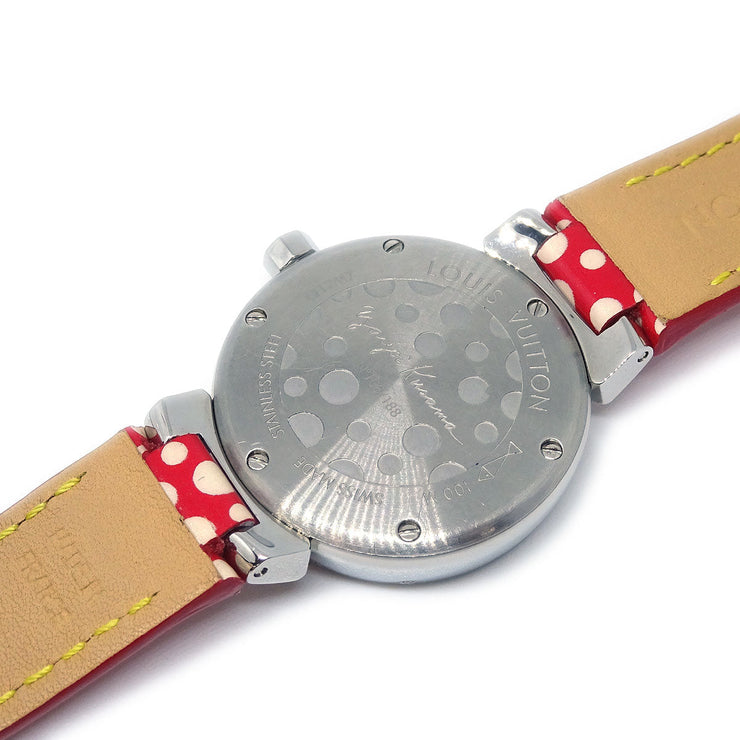 Louis Vuitton Q12M7 Tambour Yayoi Kusama Quartz Watch 166552