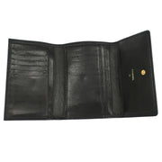 Chanel Black Calfskin Trifold Wallet 166560