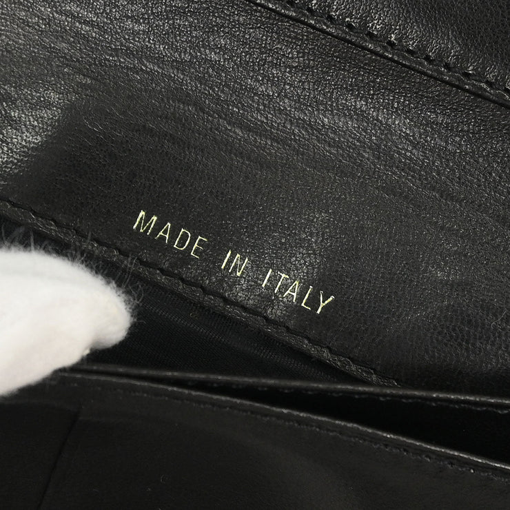 Chanel Black Calfskin Trifold Wallet 166560