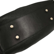 Christian Dior Black Leather My Dior Frame Bowling Handbag 01-RU-1026 166561