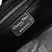 Christian Dior Black Leather My Dior Frame Bowling Handbag 01-RU-1026 166561