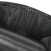 Chanel Black Calfskin Timeless Sunglasses Case Small Good 166562