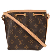 Louis Vuitton Monogram Nano Noe Shoulder Bag M41346 SA5109 166563