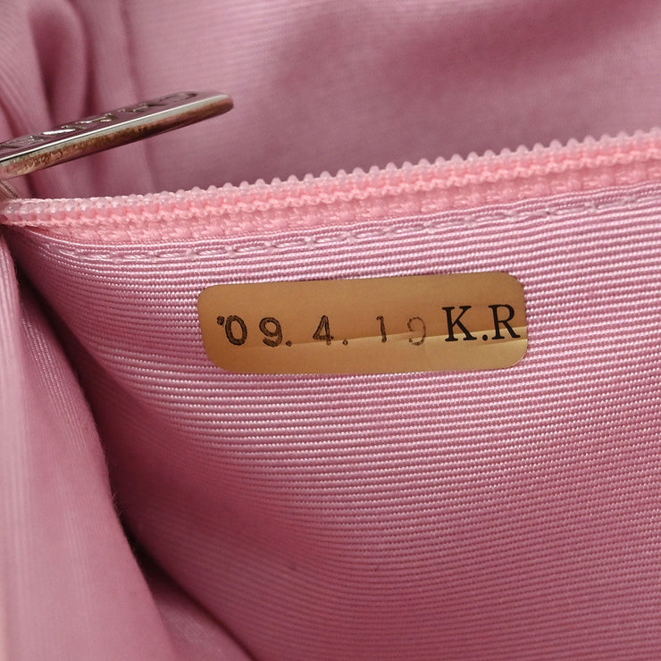 Chanel Pink Cotton Heart Flap Shoulder Bag 166567