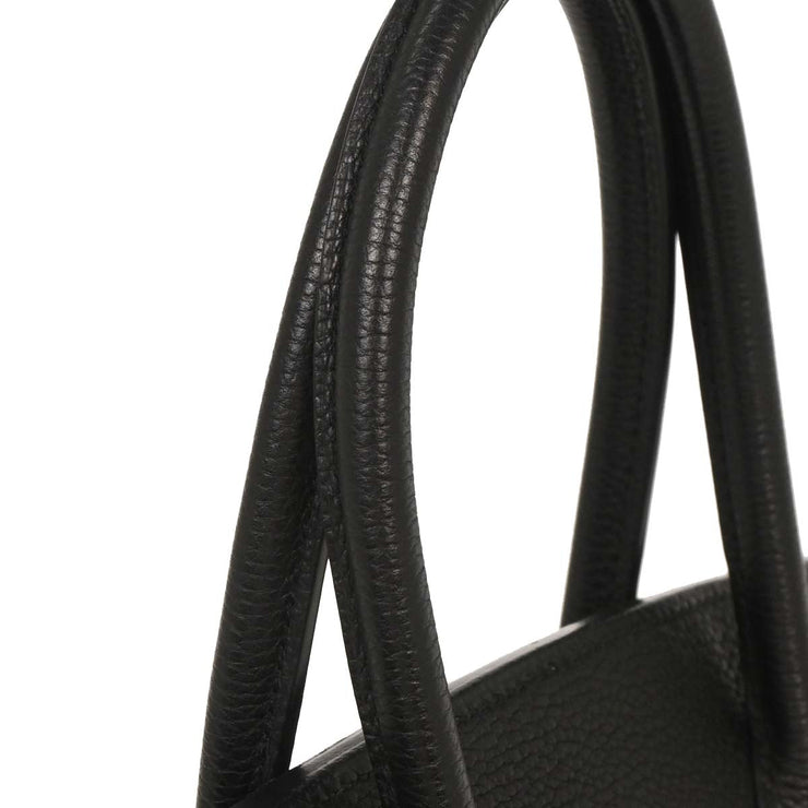 Hermes Black Togo Birkin 30 Handbag 22 Square:F 166575