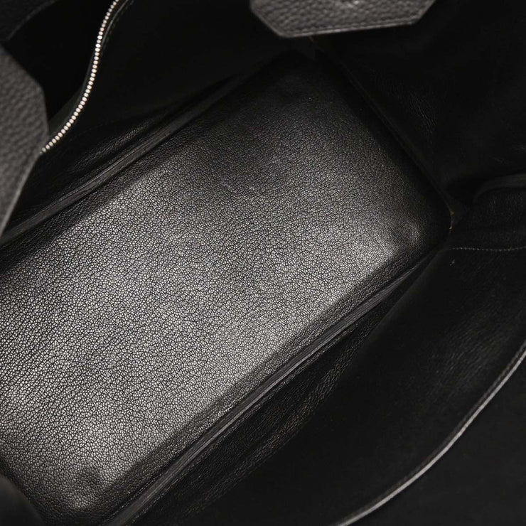 Hermes Black Togo Birkin 30 Handbag 22 Square:F 166575