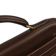 Hermes Havane Gulliver Kelly A Dos GM Backpack  Square:E N13 166576