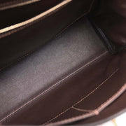 Hermes Havane Gulliver Kelly A Dos GM Backpack  Square:E N13 166576