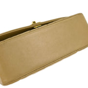 Chanel Beige Lambskin Small Diana Shoulder Bag 166577