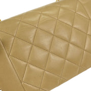 Chanel Beige Lambskin Small Diana Shoulder Bag 166577