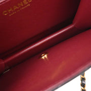 Chanel Black Lambskin Turnlock Small Half Flap Shoulder Bag 166578
