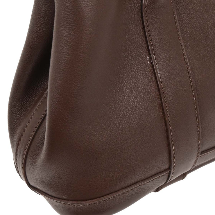 Hermes Havane Swift Garden Twilly TTPM Tote Handbag J I 166581