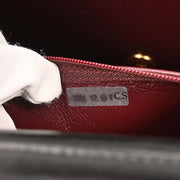 Chanel Black Lambskin Turnlock Small Half Flap Shoulder Bag 166582