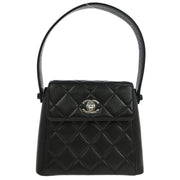 Chanel Black Lambskin Handbag 166585