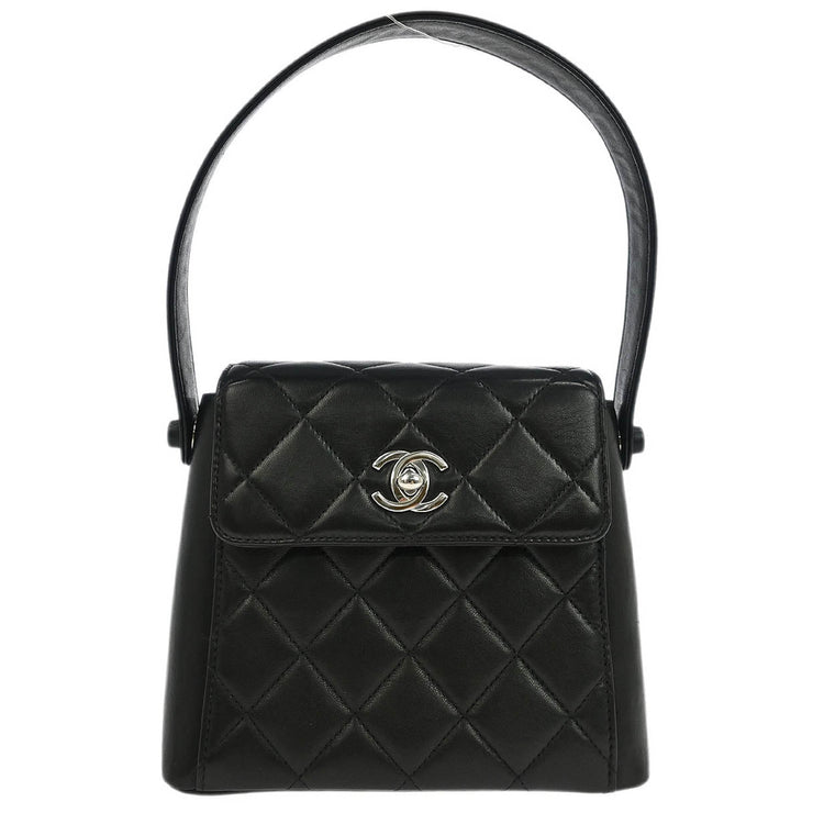 Chanel Black Lambskin Handbag 166585