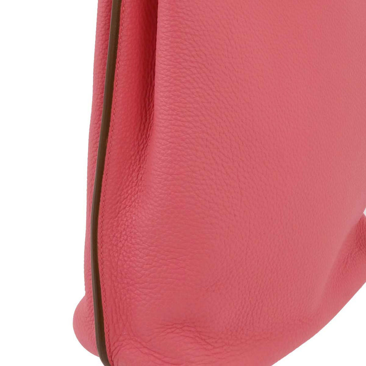Hermes Rose Lipstick Togo So Kelly 26 Shoulder Bag J Q 166586