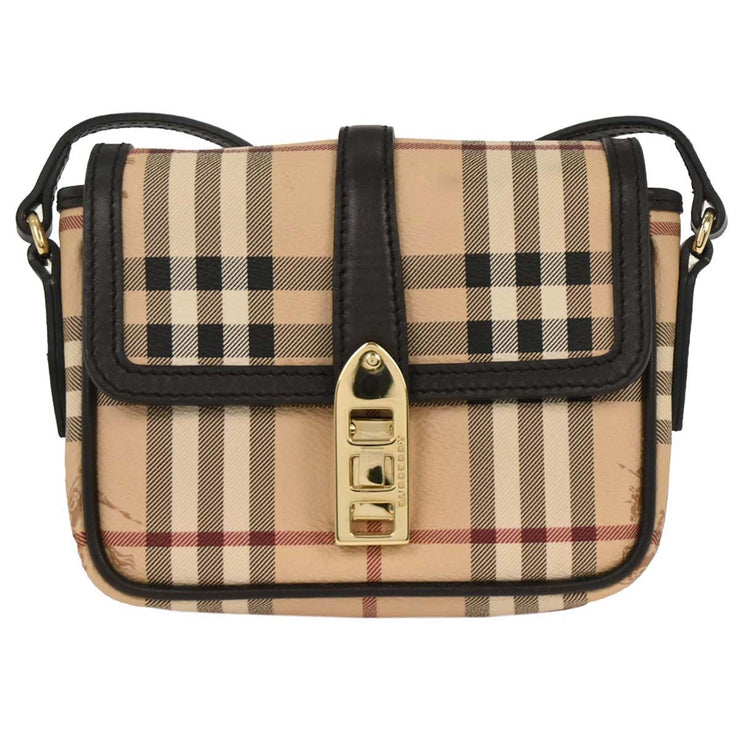 Burberry Beige House Check Shoulder Bag ITPELIL146SANT 166592