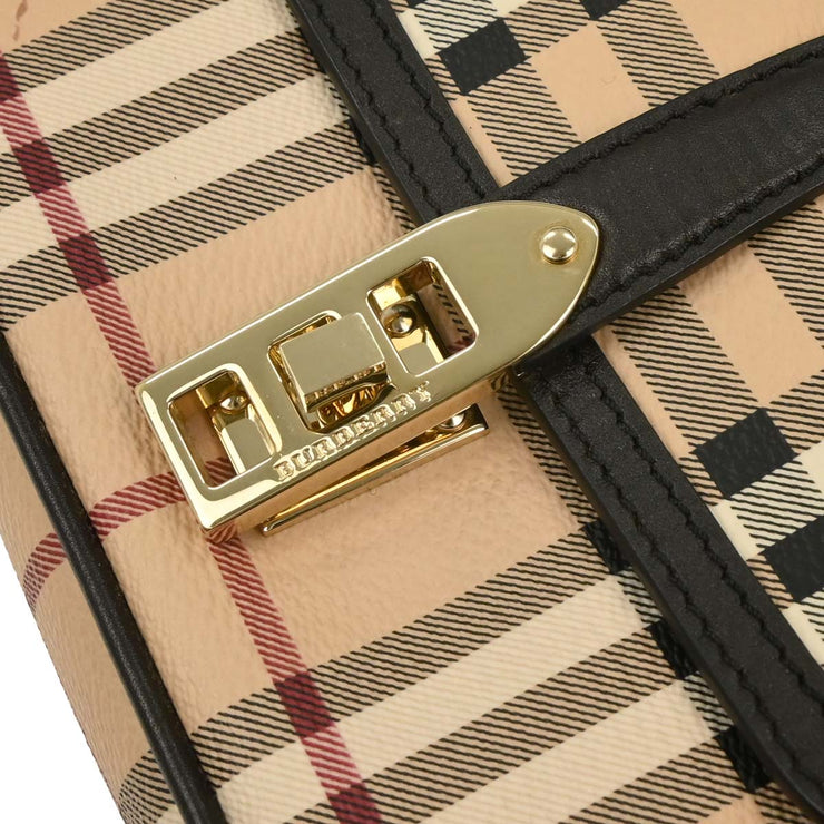 Burberry Beige House Check Shoulder Bag ITPELIL146SANT 166592