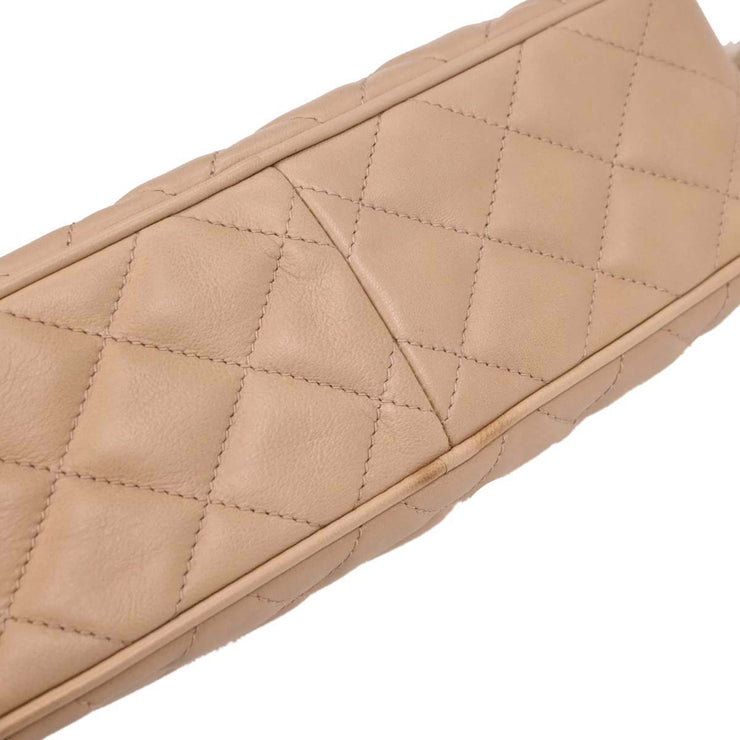 Chanel Beige Lambskin Camera Bag Small 166597