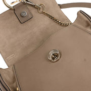 Chloe Gray Leather Faye Day 2way Handbag 02185665-23 166608