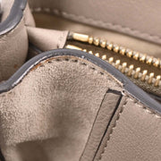 Chloe Gray Leather Faye Day 2way Handbag 02185665-23 166608