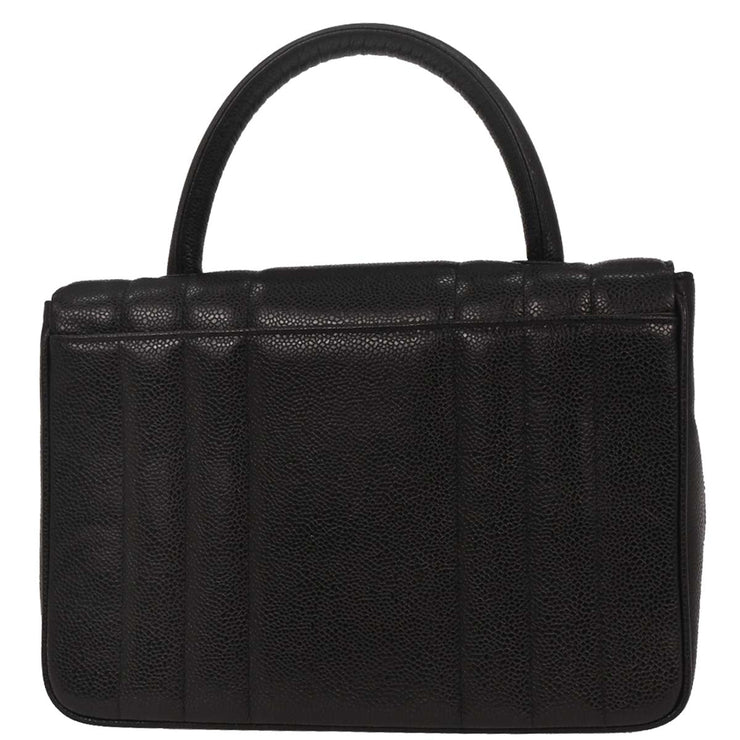 Chanel Black Calfskin Handbag 166609