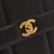 Chanel Black Calfskin Handbag 166609