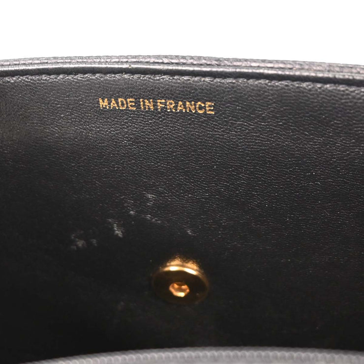 Chanel Black Calfskin Handbag 166609