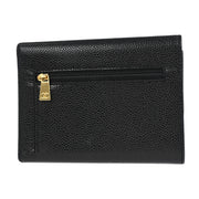 Chanel Black Calfskin Trifold Wallet 166615