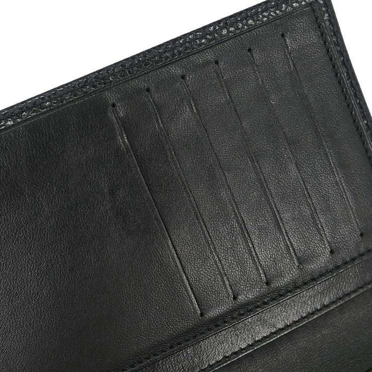 Chanel Black Calfskin Trifold Wallet 166615
