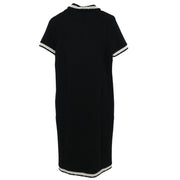 Chanel Short Sleeve Dress Black 04A #40 166620