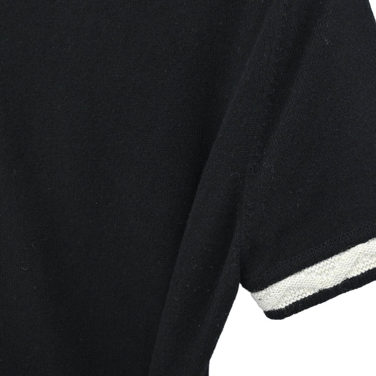 Chanel Short Sleeve Dress Black 04A #40 166620