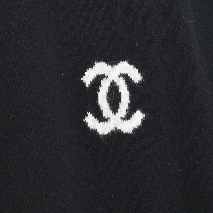 Chanel Short Sleeve Dress Black 04A #40 166620