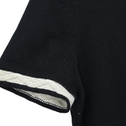 Chanel Short Sleeve Dress Black 04A #40 166620