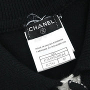 Chanel Short Sleeve Dress Black 04A #40 166620