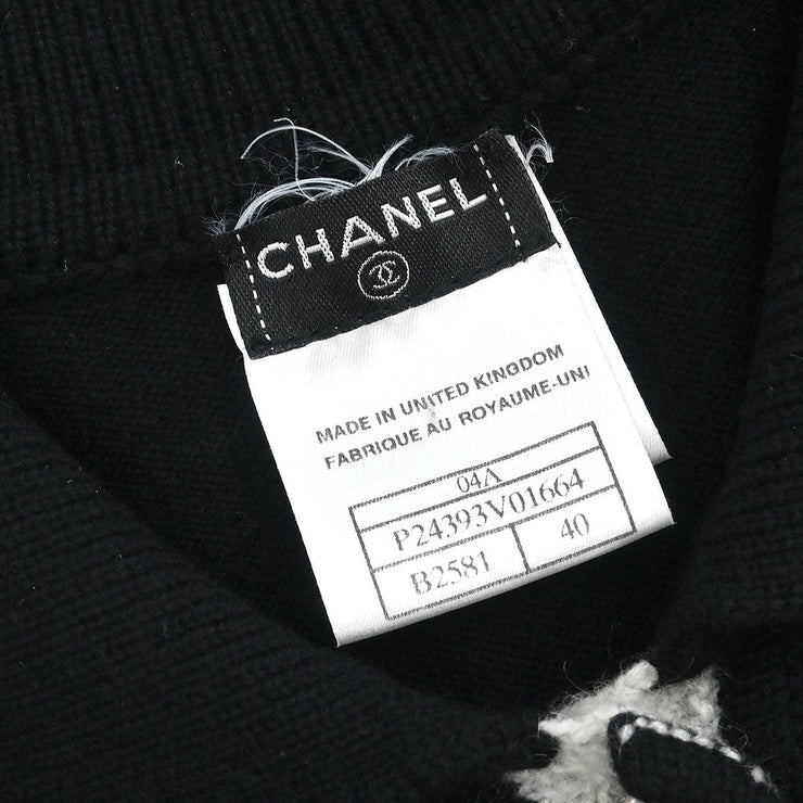 Chanel Short Sleeve Dress Black 04A #40 166620