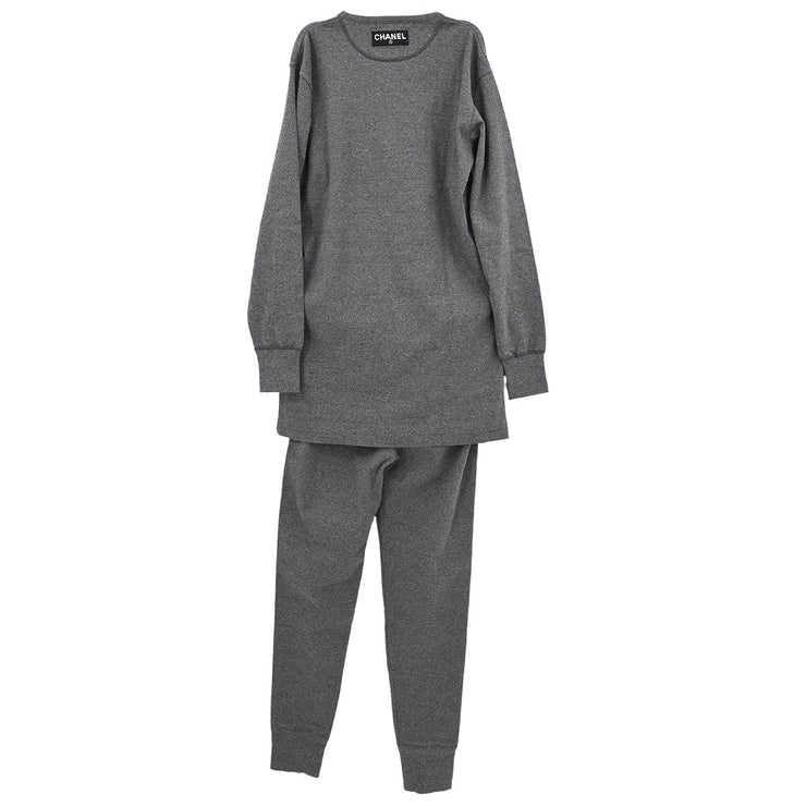 Chanel Setup Top Pants Gray 93A #40 166621