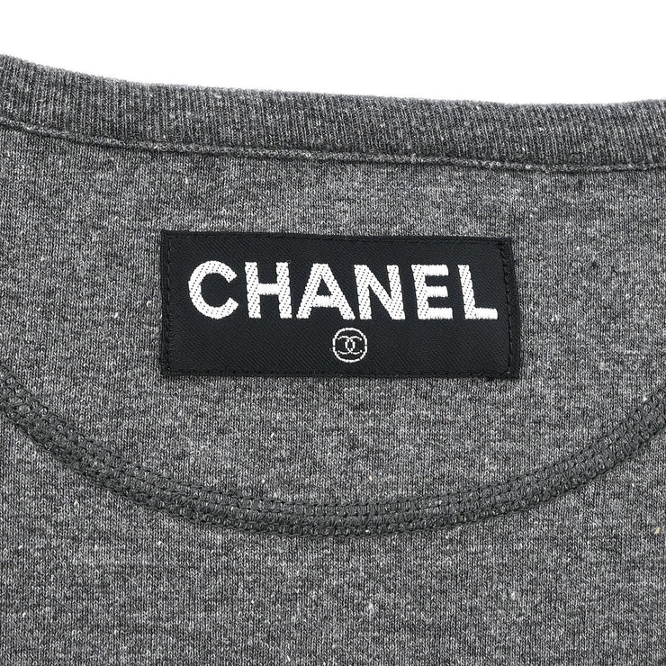 Chanel Setup Top Pants Gray 93A #40 166621