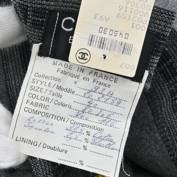 Chanel Setup Top Pants Gray 93A #40 166621